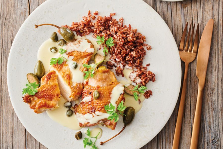 Hähnchen Königsberger Art